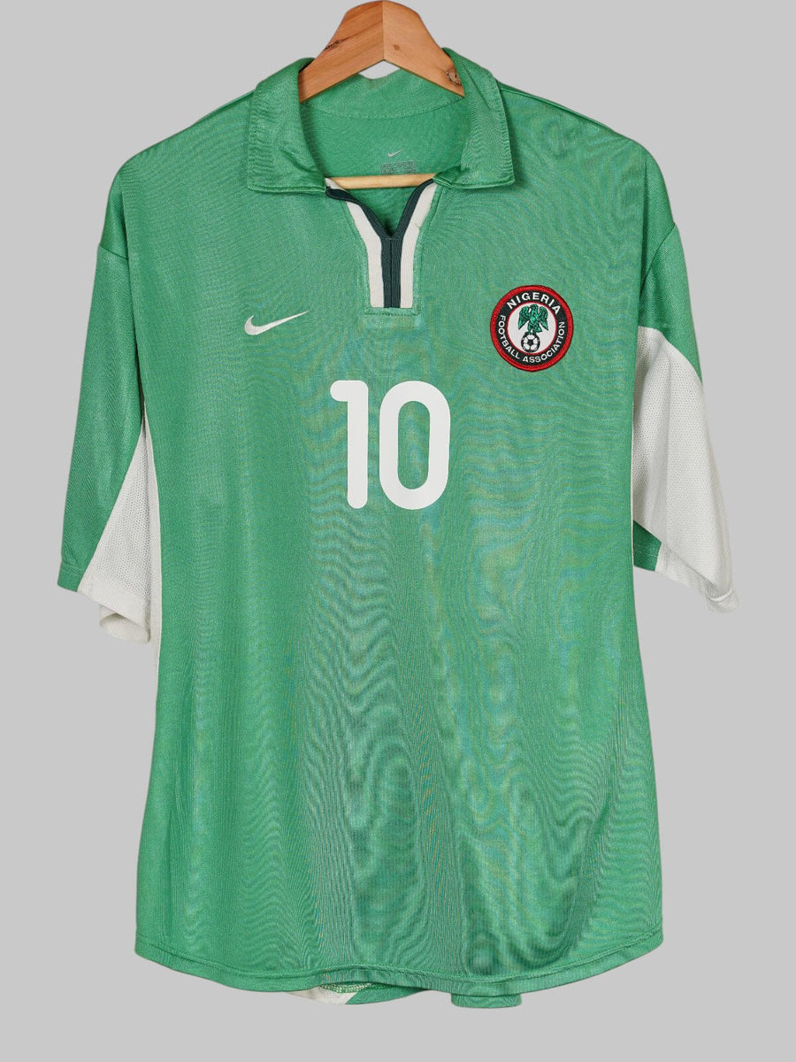 Nigeria Home Shirt 2000/01 Okocha 10 (L)