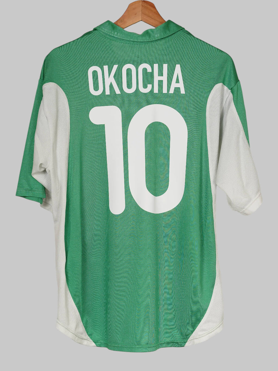 Nigeria Home Shirt 2000/01 Okocha 10 (L)