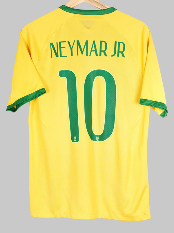 2014/15 Brazilië Neymar Jr #10 Thuisshirt (M) Nike