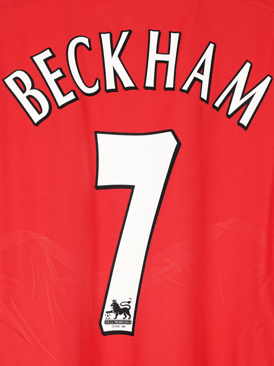 2002/3 Manchester United Beckham #7 Home Shirt (XL)