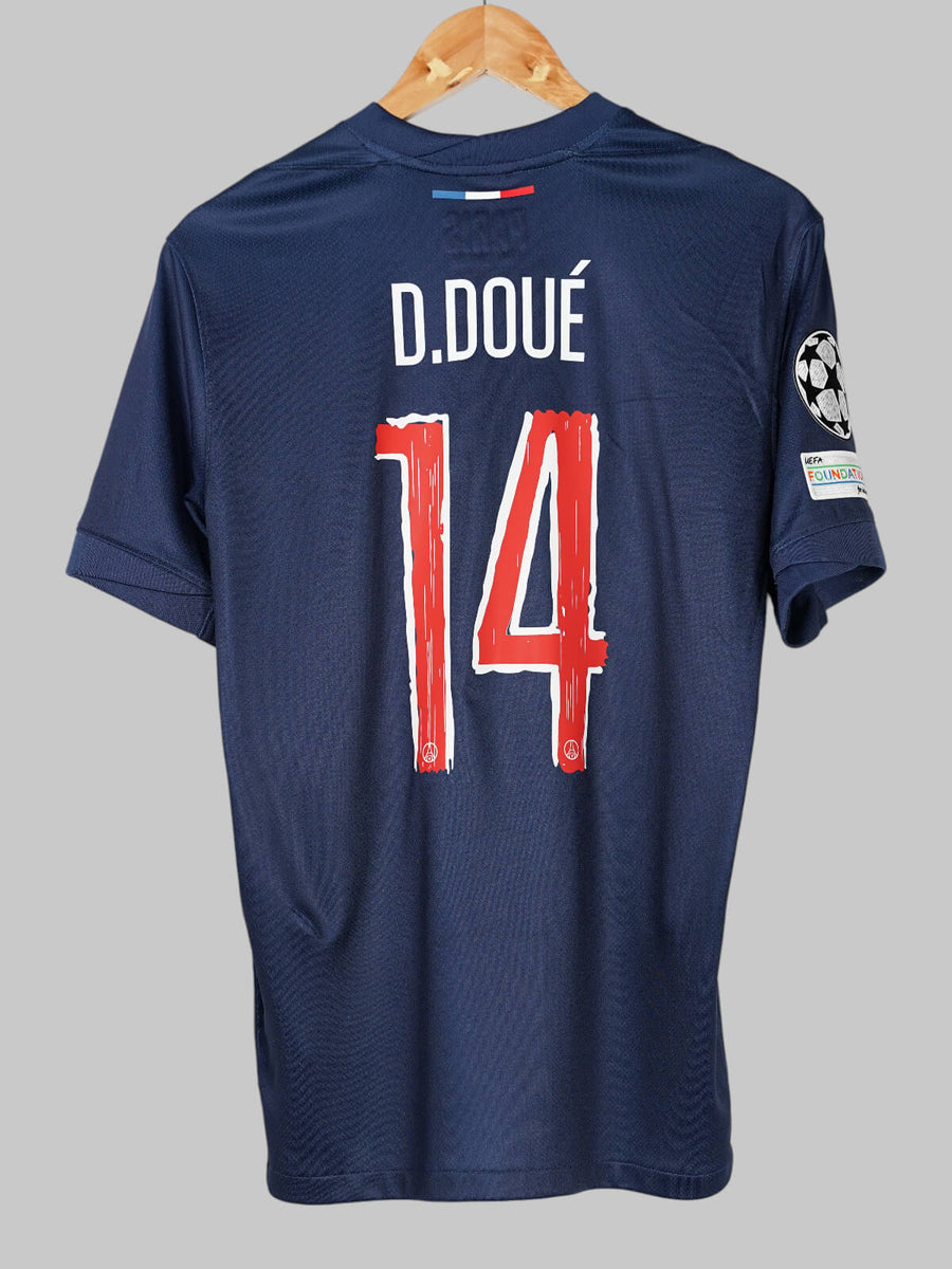 Paris Saint-Germain Home Shirt 2024/25 D.Doue #14 UCL Final (M)
