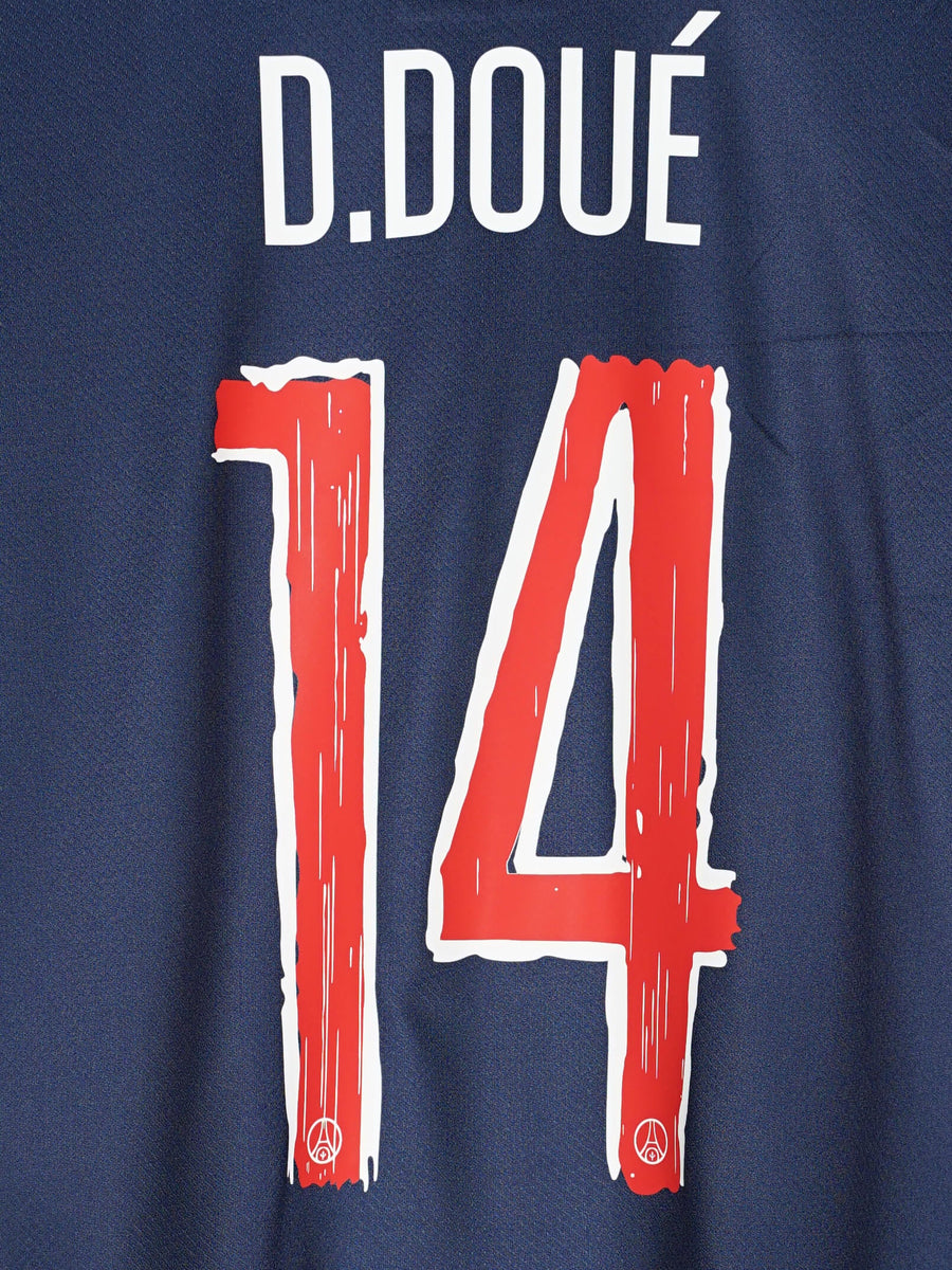 Paris Saint-Germain Home Shirt 2024/25 D.Doue #14 UCL Final (M)