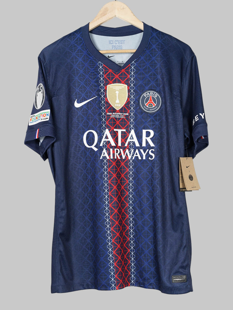 Paris Saint-Germain Home Shirt 2025/26 BNWT O.Dembele #10 UCL Final (L)