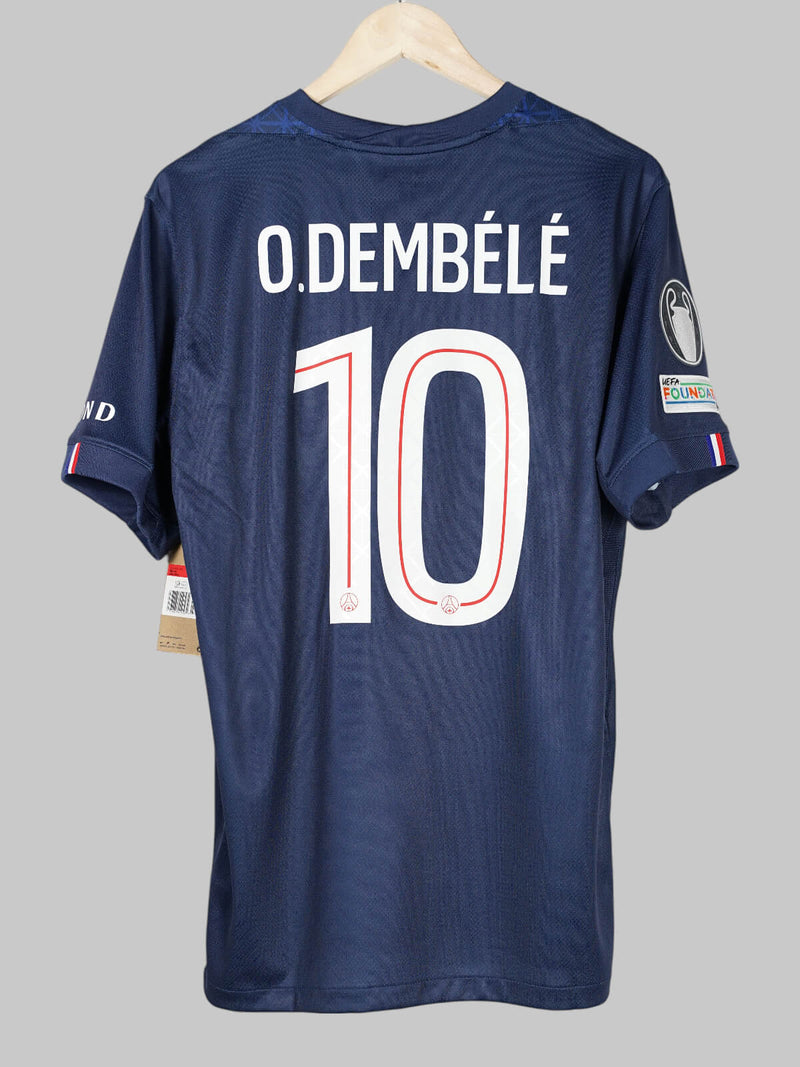 Paris Saint-Germain Home Shirt 2025/26 BNWT O.Dembele #10 UCL Final (L)
