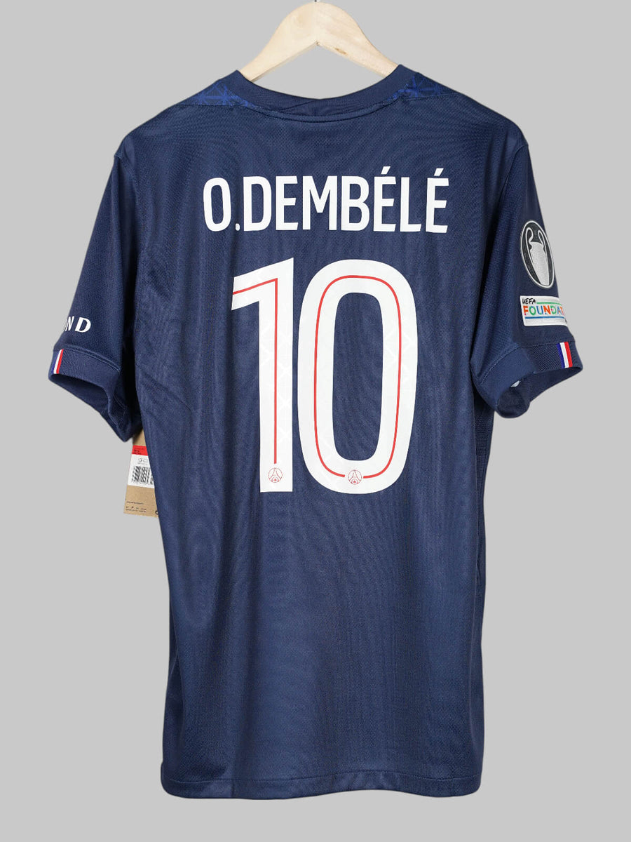 Paris Saint-Germain Home Shirt 2025/26 BNWT O.Dembele #10 UCL Final (L)