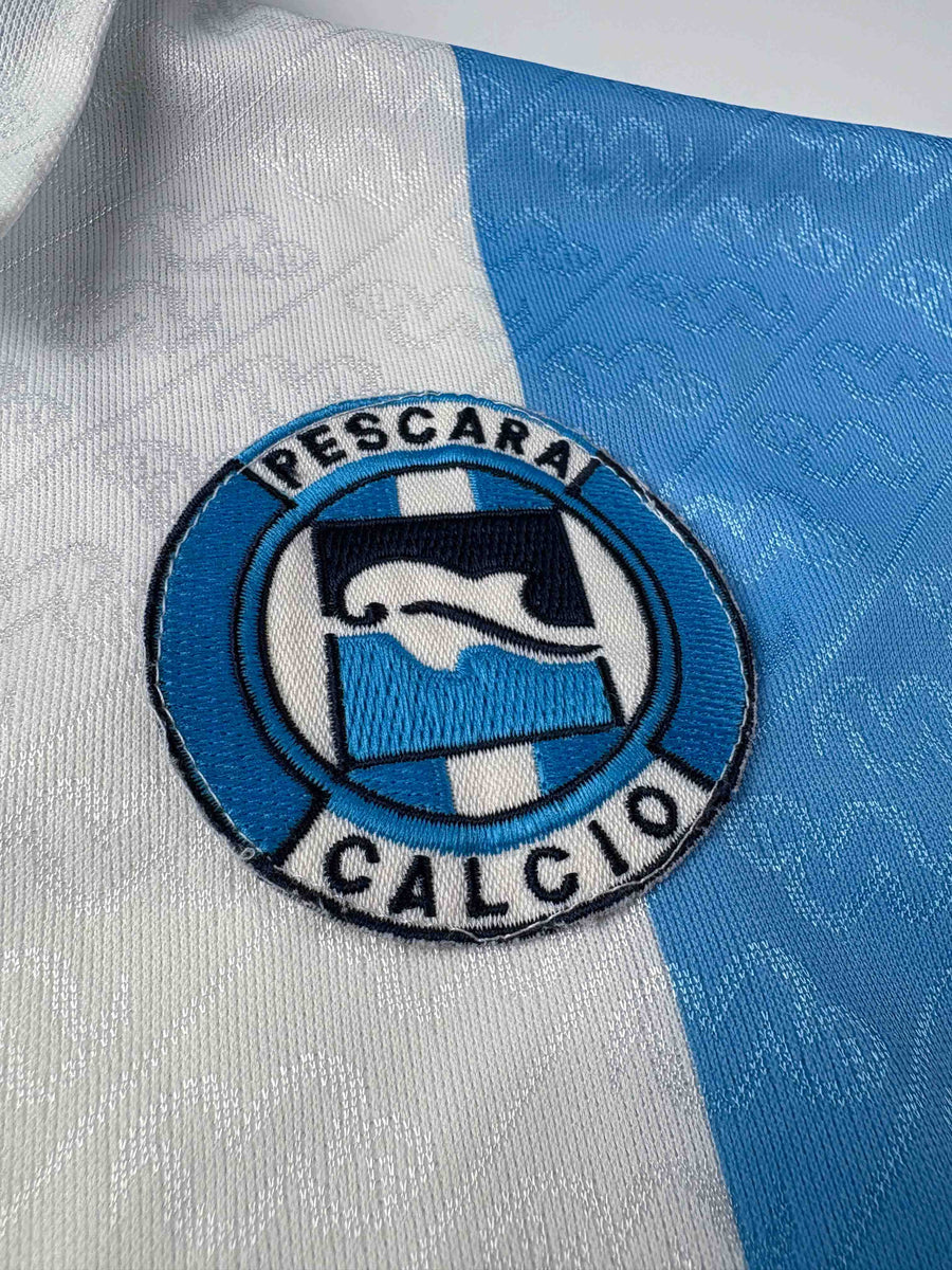 Pescara Calcio Home Shirt 1991/92 11 Match worn/issued (L)