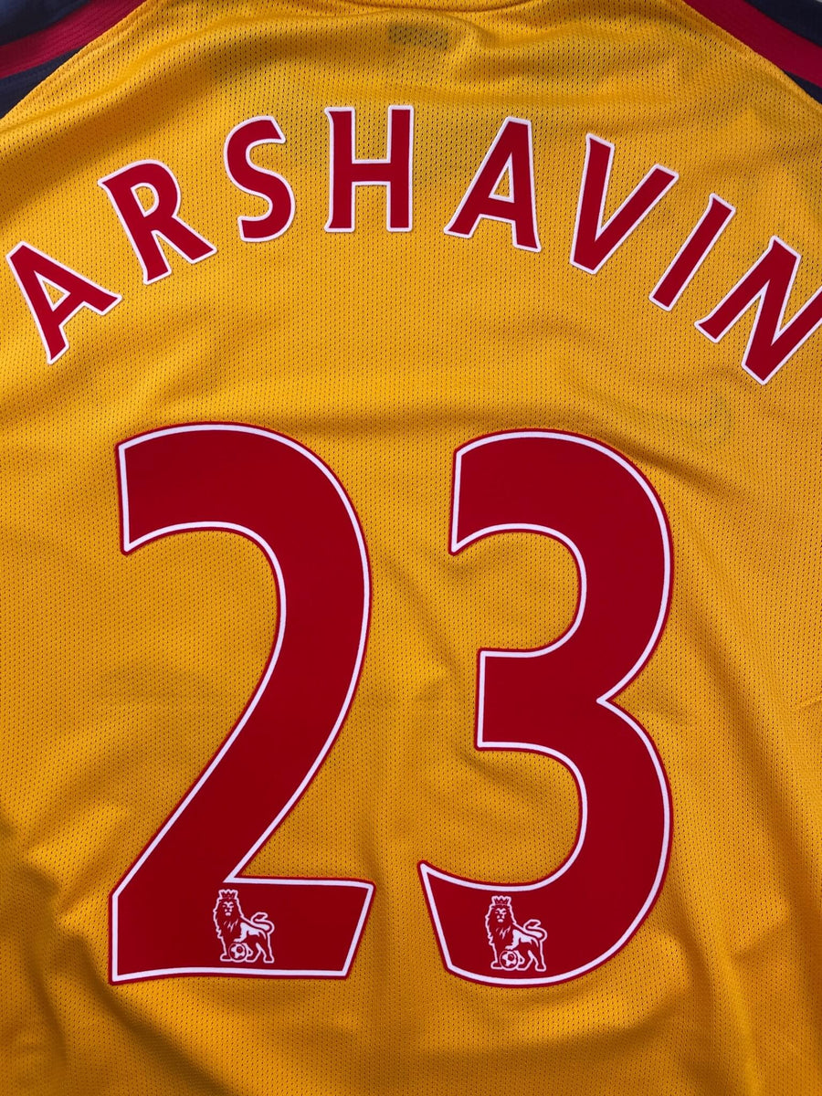 2008/9 Arsenal Arshavin #23 Away Shirt Player Issue (XL)