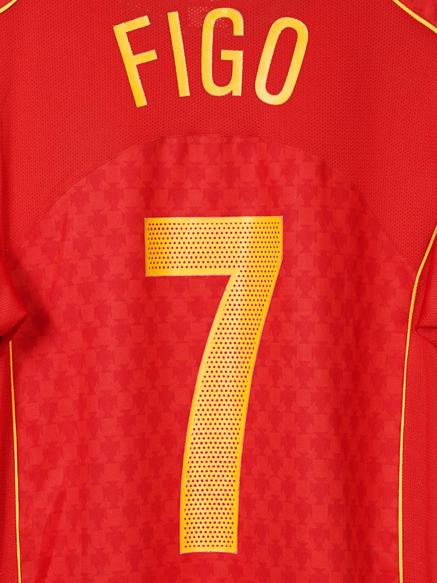 Portugal Home Shirt 2004 - 06 Figo 7 (XL)