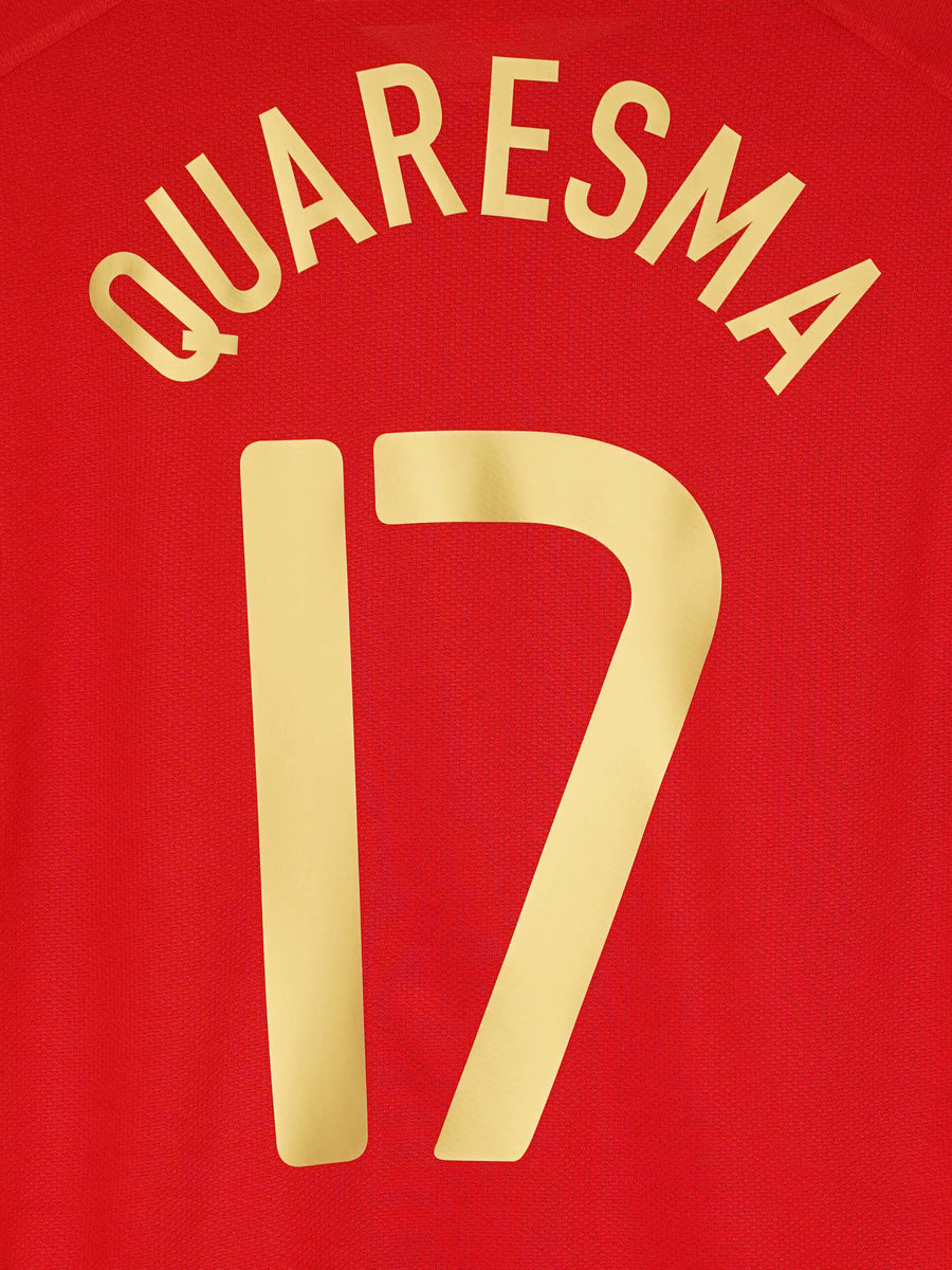 Portugal Home Shirt 2008/10 Quaresma 17 (XL)
