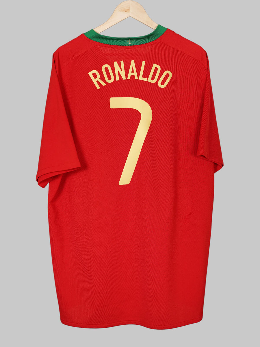 Portugal Home Shirt 2008/9 Ronaldo 7 (XXL)