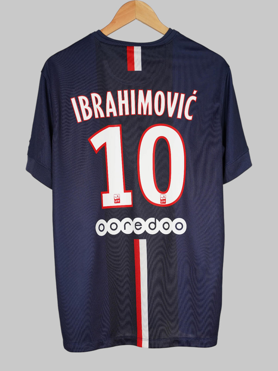 PSG Home Shirt 2014/15 Ibrahimovic 10 (L)