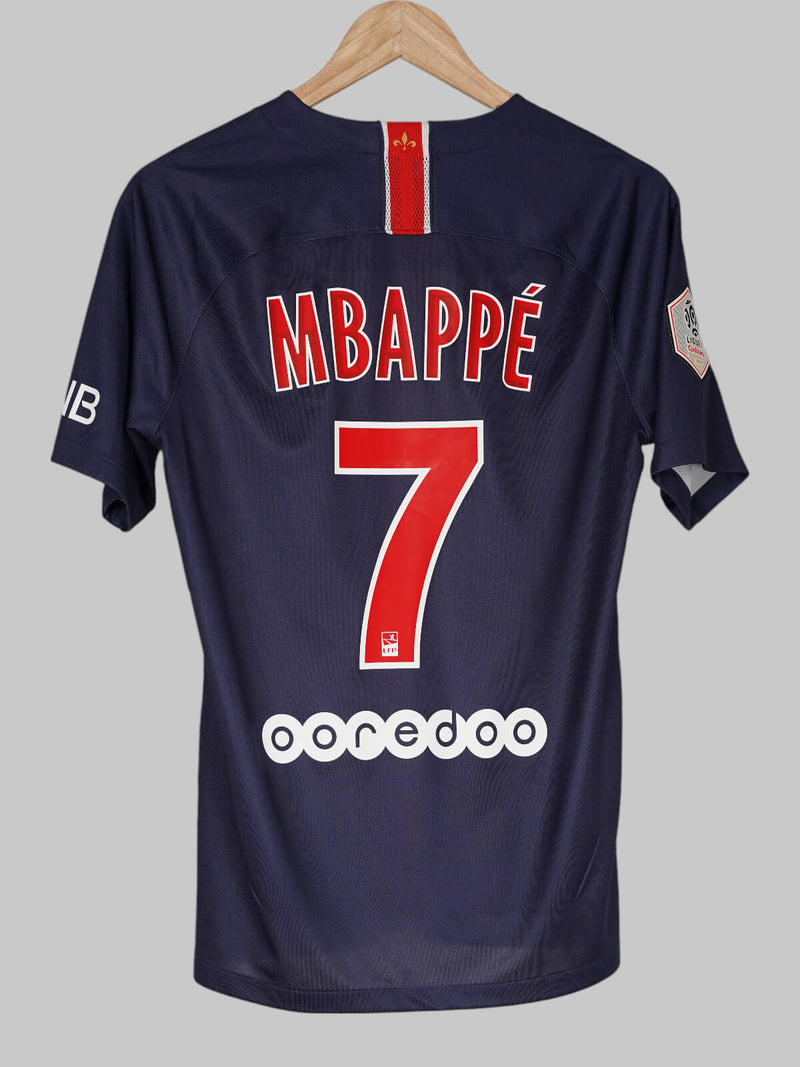 PSG Home Shirt 2018/19 Mbappe 7 (S)