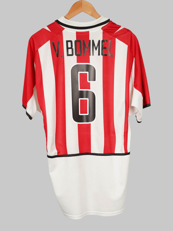 PSV Home Shirt 2002-04 V.Bommel #6 (XL)