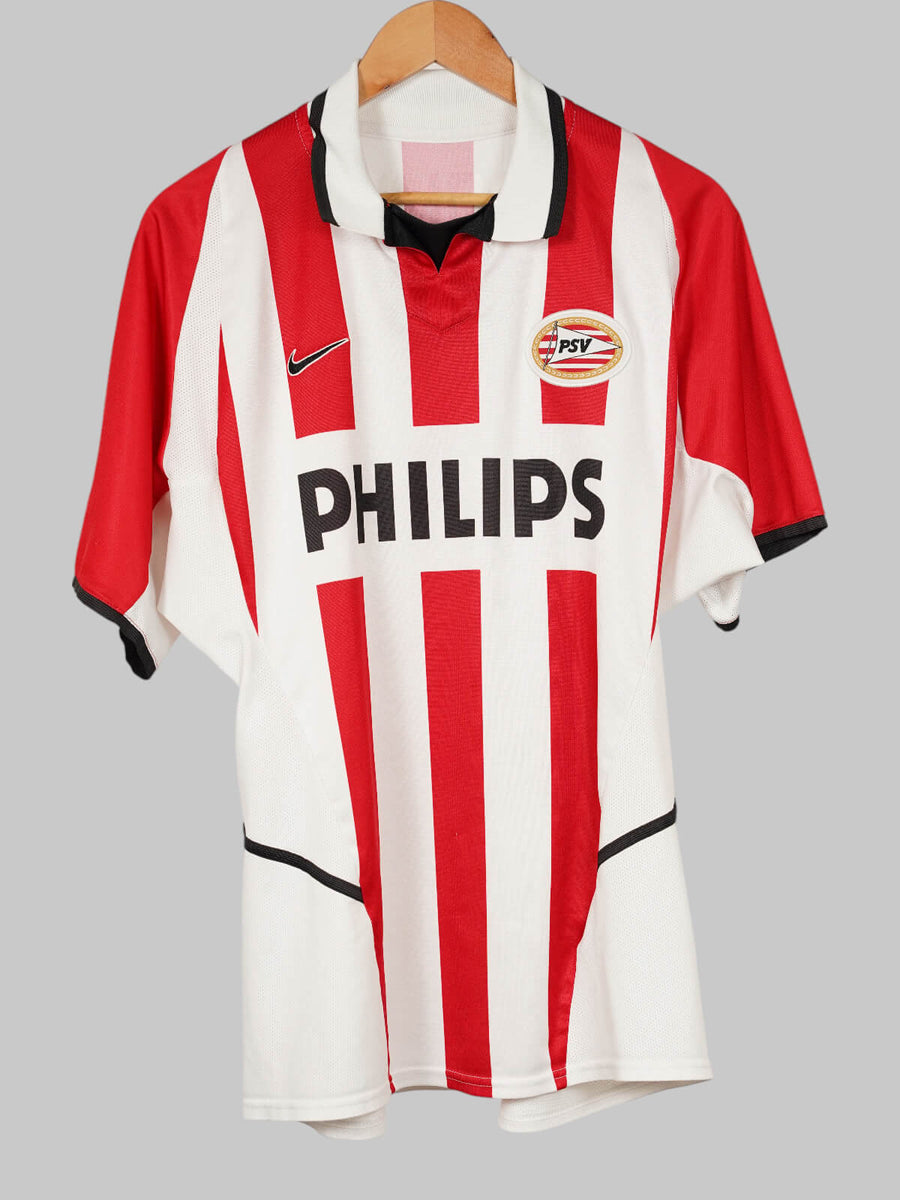 PSV Home Shirt 2002 - 04 V.Bommel 6 (XL)