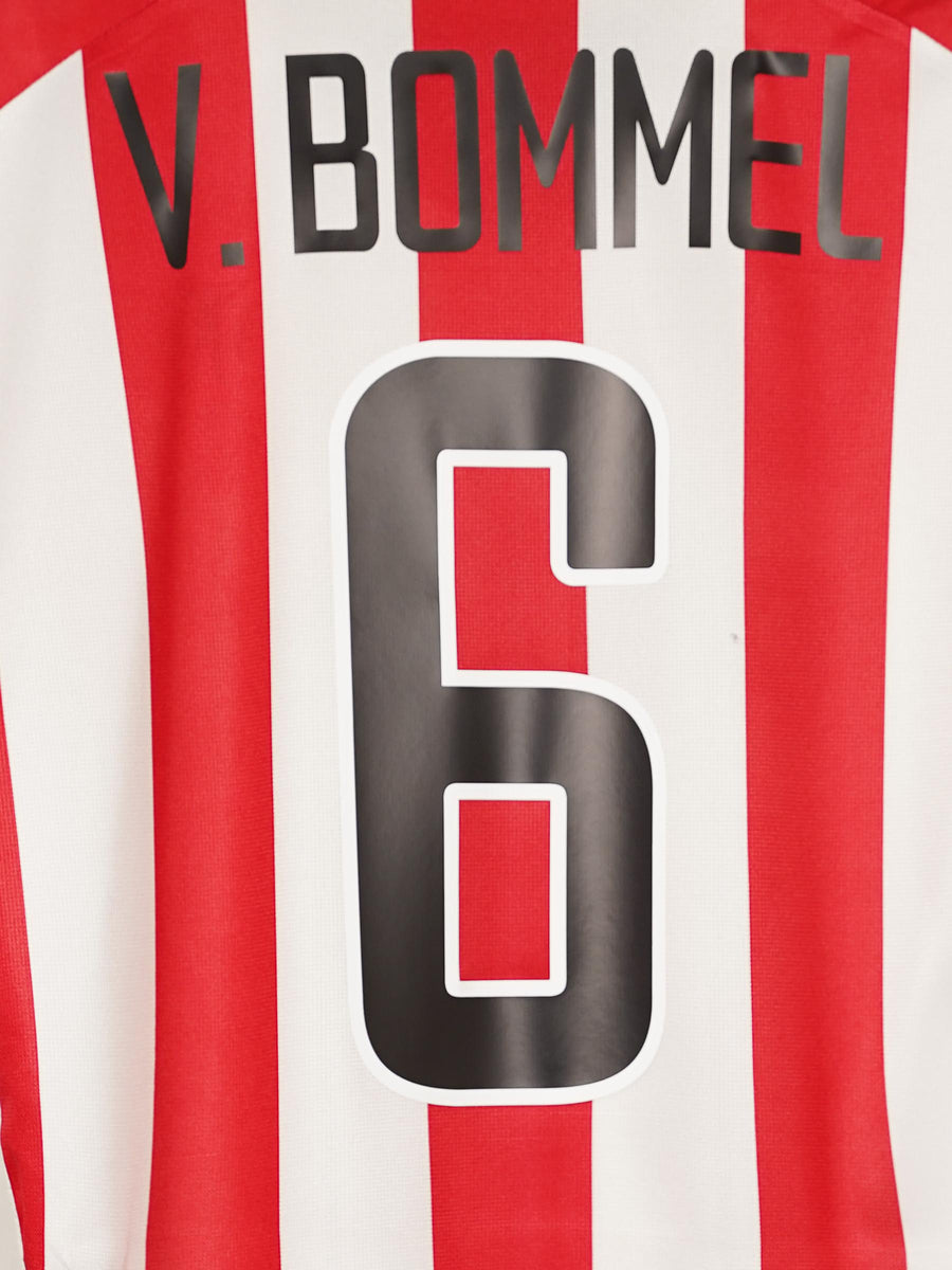 PSV Home Shirt 2002 - 04 V.Bommel 6 (XL)