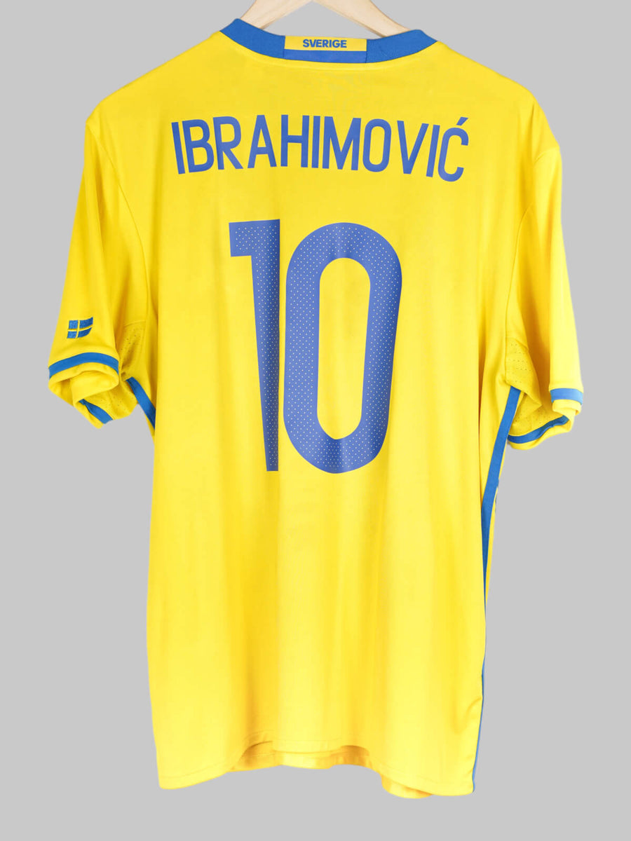 2016/17 Sweden Ibrahimovic #10 Home Shirt (L)