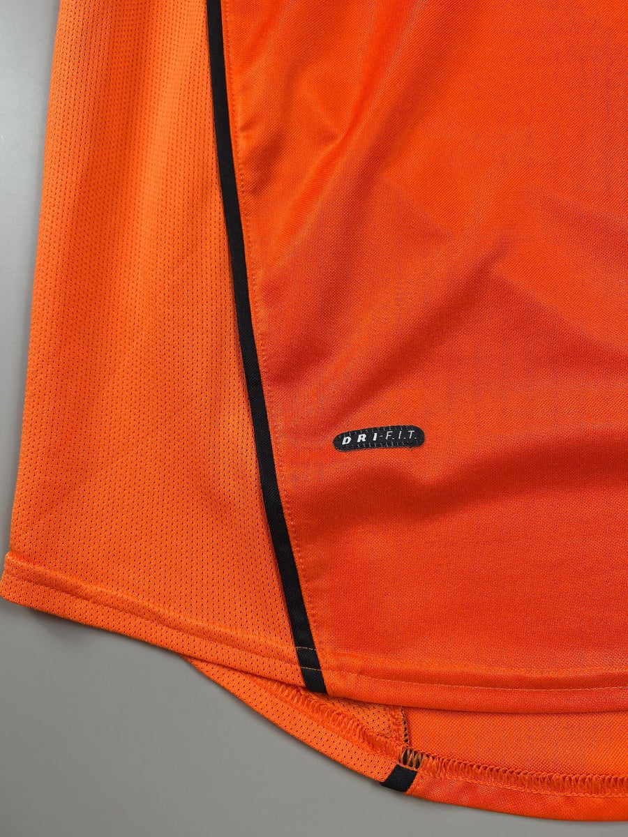 1998/99 Netherlands Bergkamp #8 Home Shirt (L)