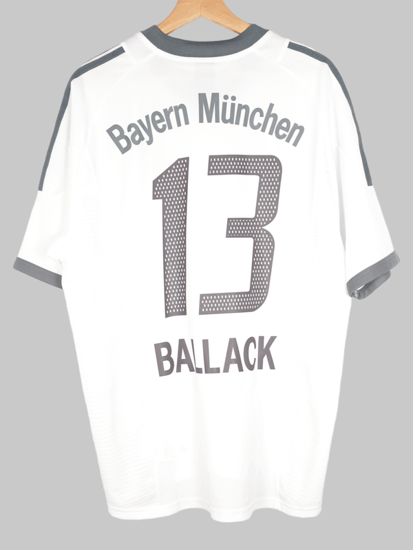 2002/3 Bayern Munich Ballack #13 Maglia Away (M) Adidas