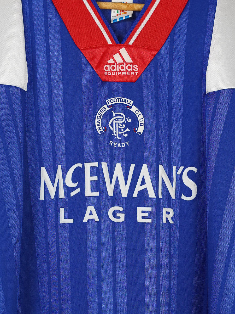 Rangers Home Shirt 1992/94 (XL)