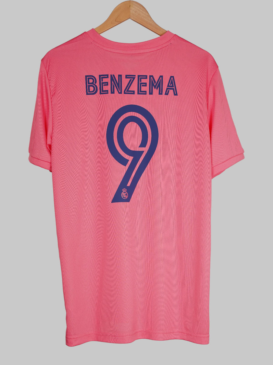 Real Madrid Away Shirt 2020/21 Benzema 9 (L)