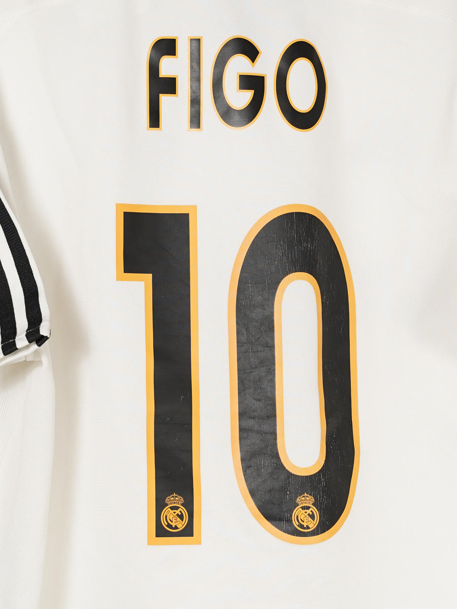Real Madrid Home Shirt 2003/4 Figo 10 (M)