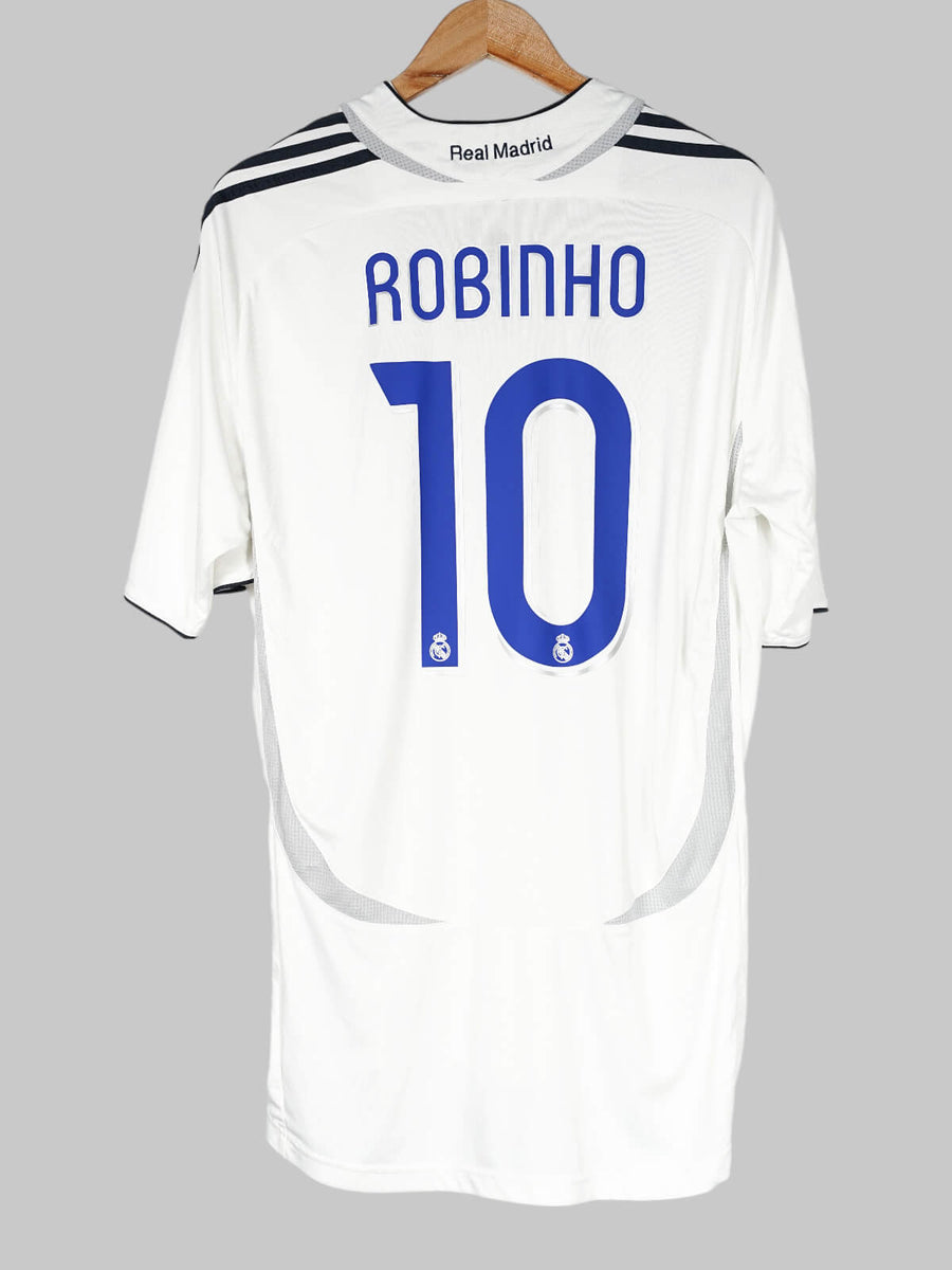 Real Madrid Home Shirt 2006/7 Robinho 10 (XL)