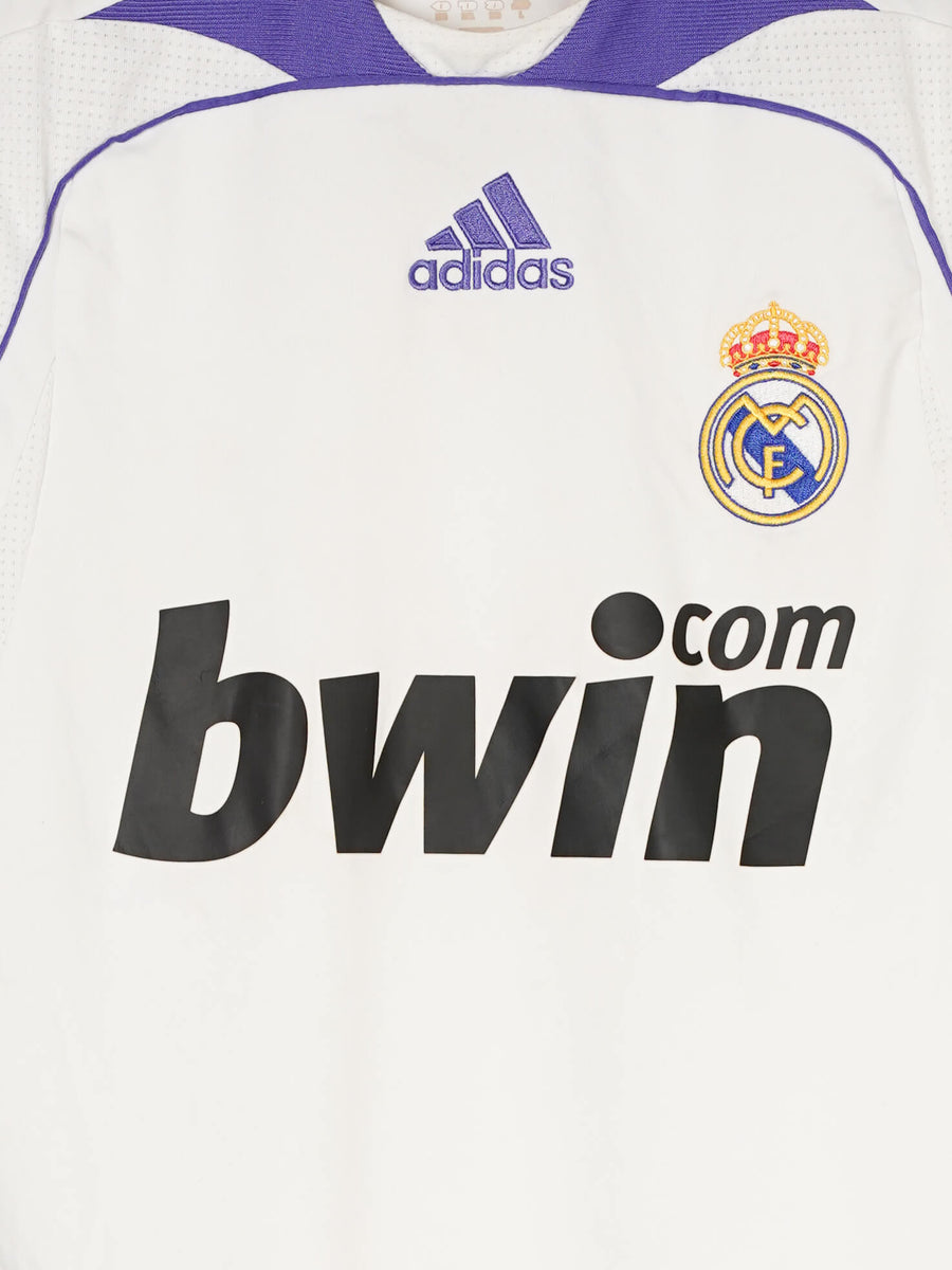 Real Madrid Home Shirt 2007/8 (L Kids)