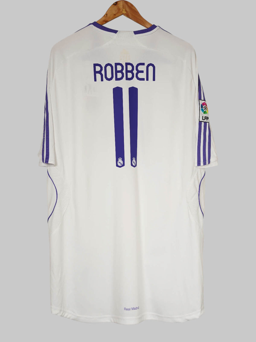 Real Madrid Home Shirt 2007/8 Robben 11 (XXL)