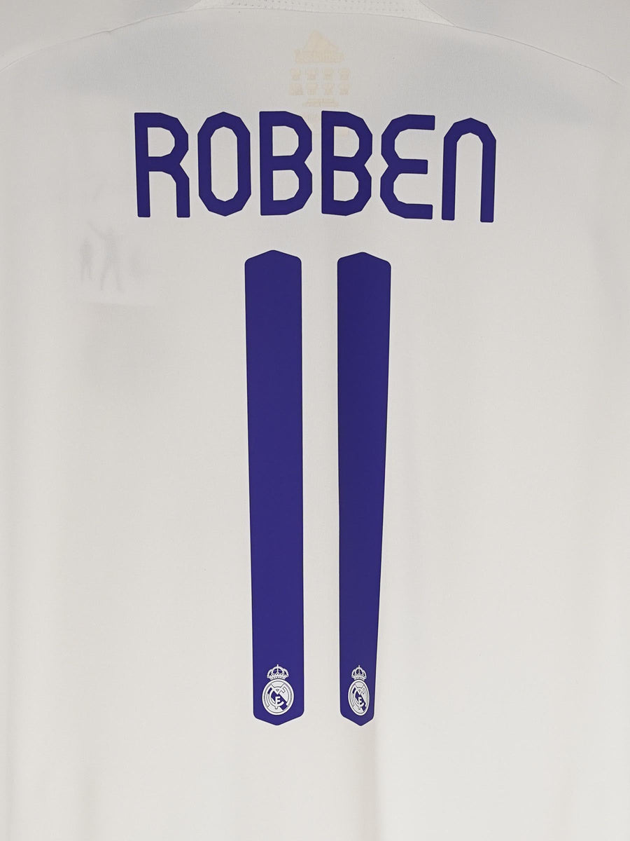 Real Madrid Home Shirt 2007/8 Robben 11 (XXL)