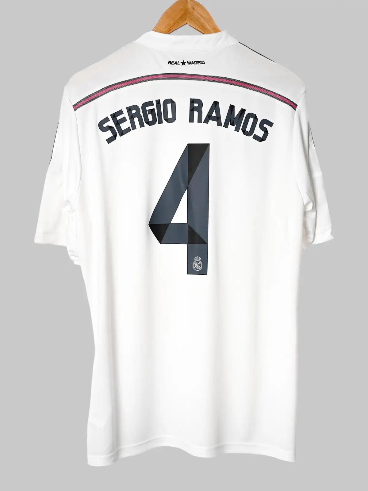 2014/15 Real Madrid Ramos #4 Home Shirt (L) Adidas – First11 2014/15 Real Madrid Ramos #4 Home Shirt (L) Adidas – First11