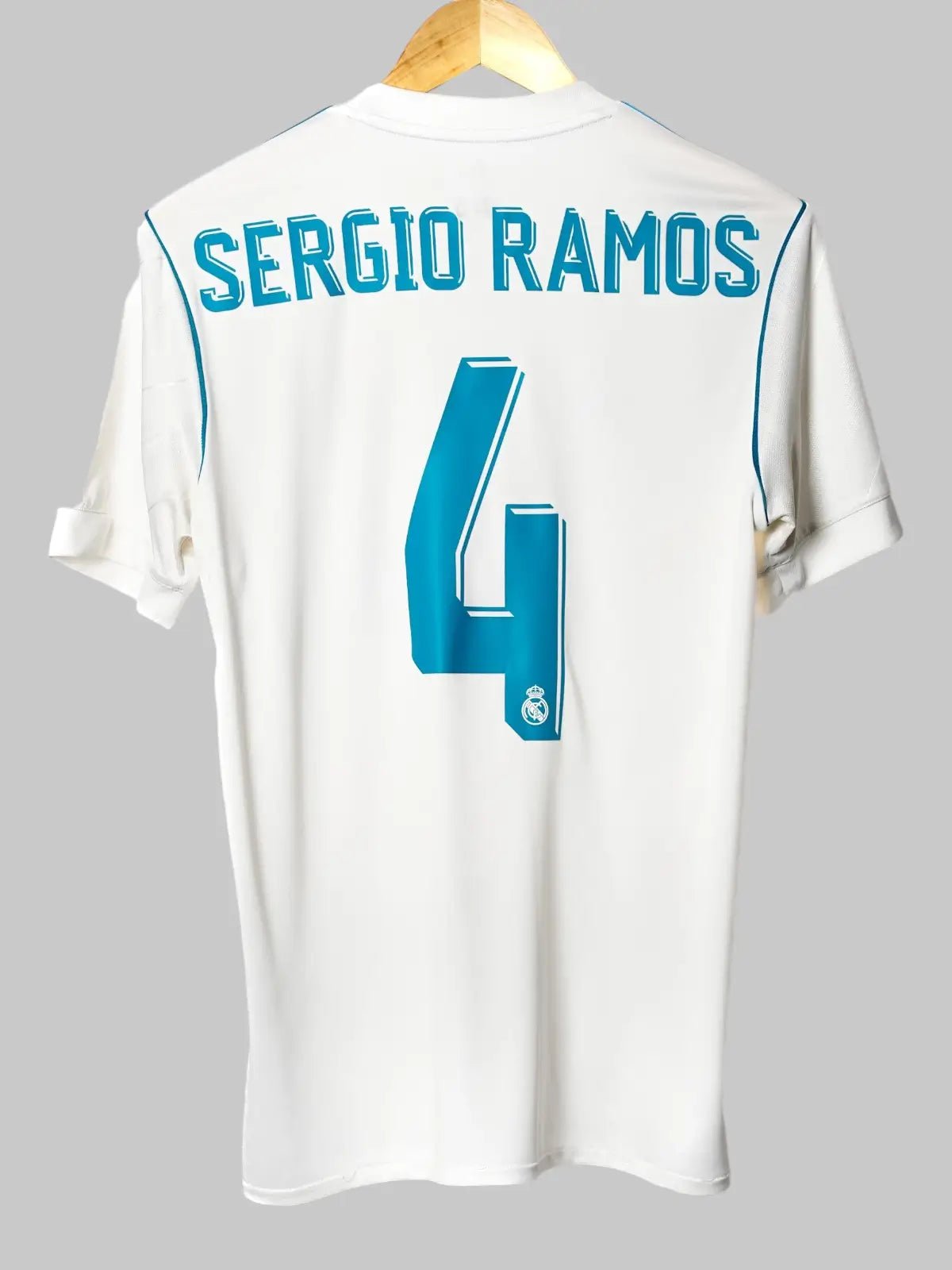 2017/18 Real Madrid Ramos #4 Home Shirt (S) Adidas – First11 2017/18 Real Madrid Ramos #4 Home Shirt (S) Adidas – First11