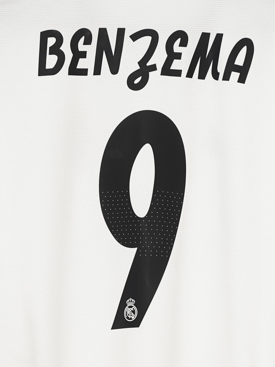Real Madrid Home Shirt 2018/19 Benzema 9 (L)
