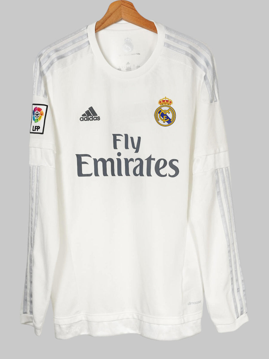 Real Madrid Home Shirt L/S 2015/16 Ronaldo 7 (M)