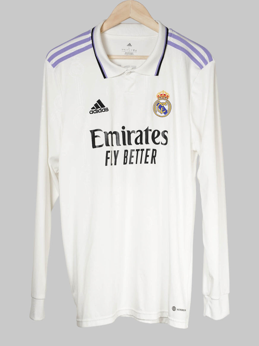 Real Madrid Home Shirt L/S 2022/23 Modric 10 (L)