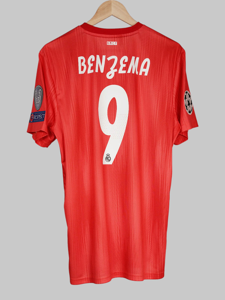 Real Madrid Third Shirt 2018/19 Benzema 9 (L)