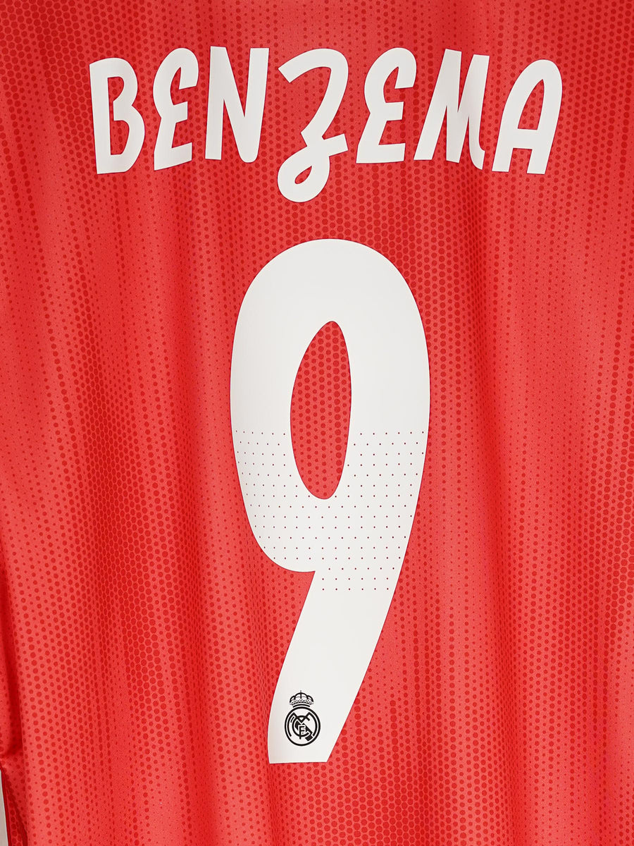 Real Madrid Third Shirt 2018/19 Benzema 9 (L)
