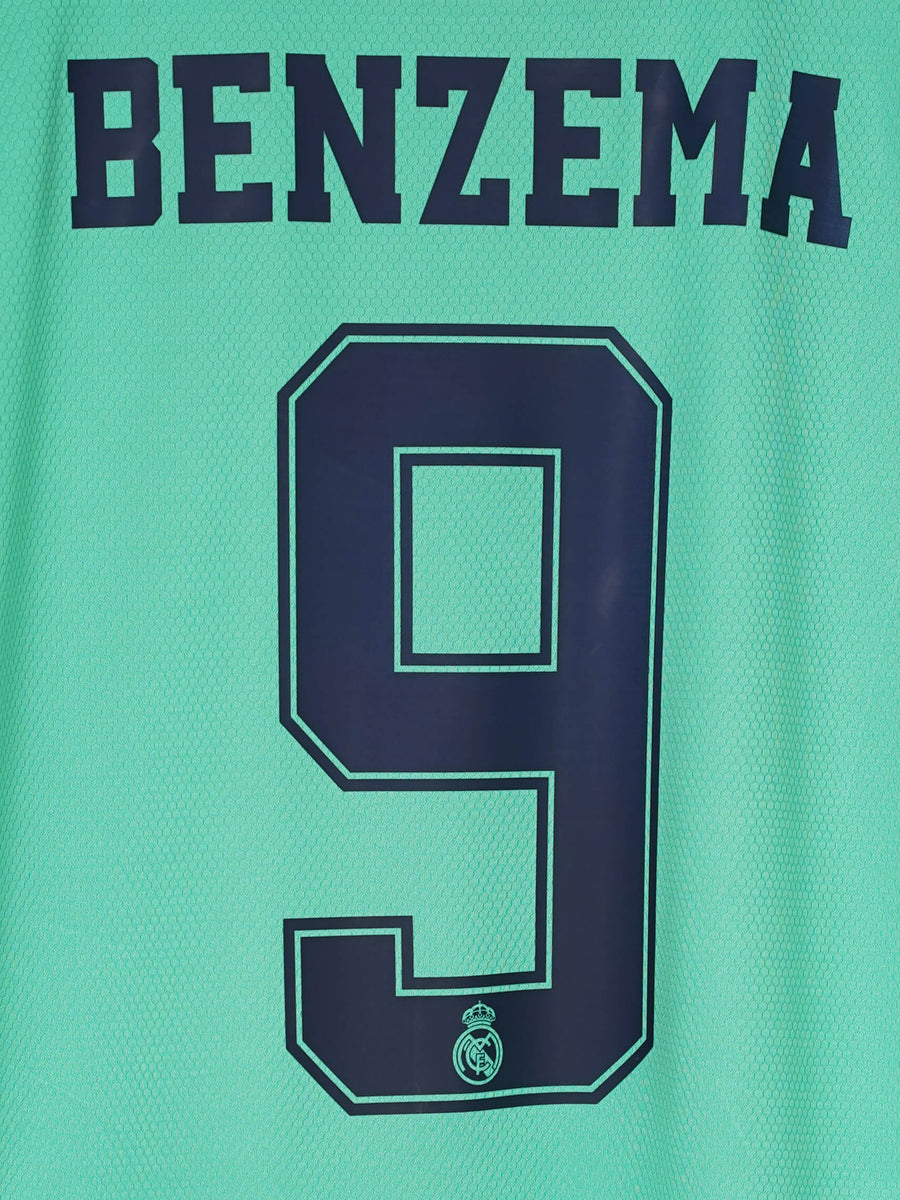 Real Madrid Third Shirt 2019/20 Benzema 9 (L)