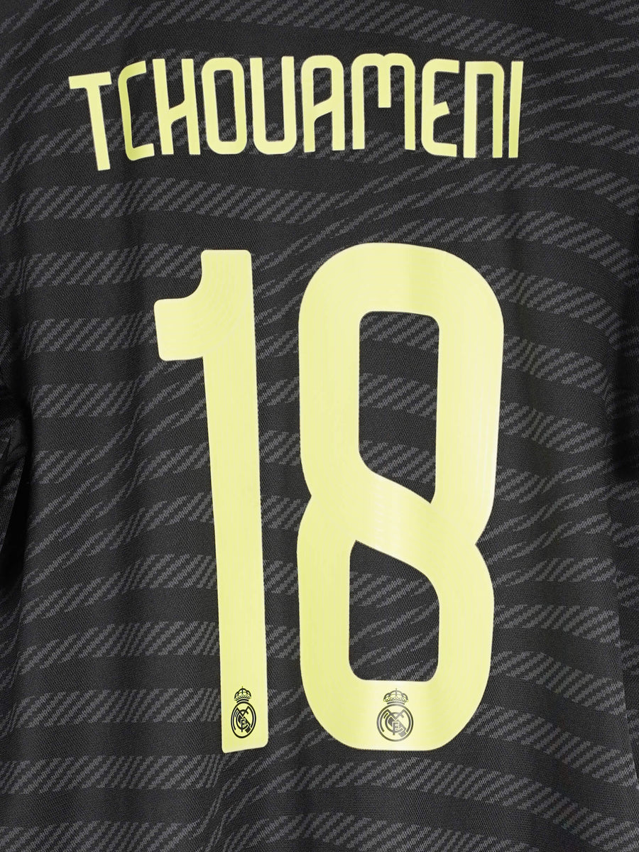 Real Madrid Third Shirt 2022/23 Tchouameni 18 (L)