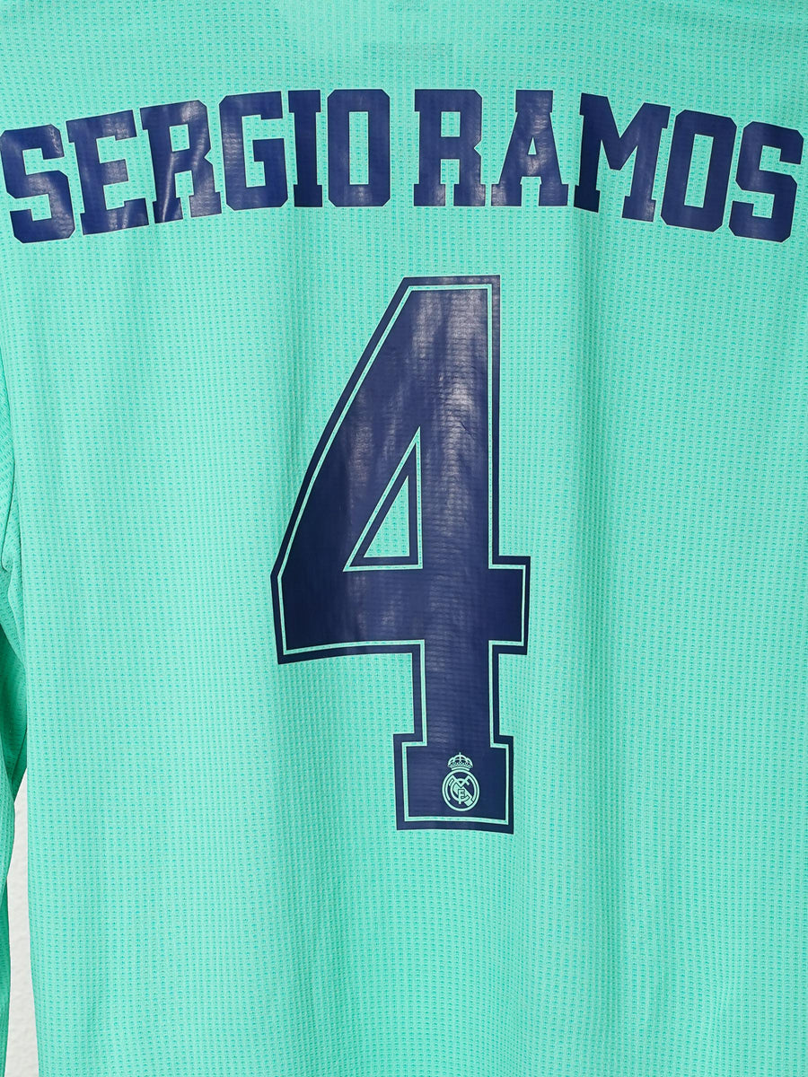 Real Madrid Third Shirt L/S 2019/20 Sergio Ramos 4 Player Issue (M)