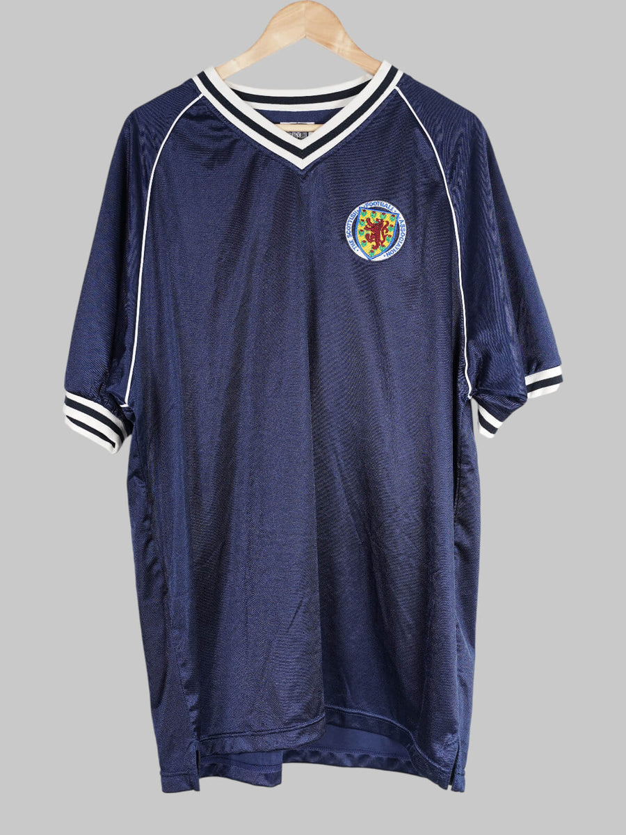 Scotland Score Draw Retro Home Shirt 1982/83 (XXL)