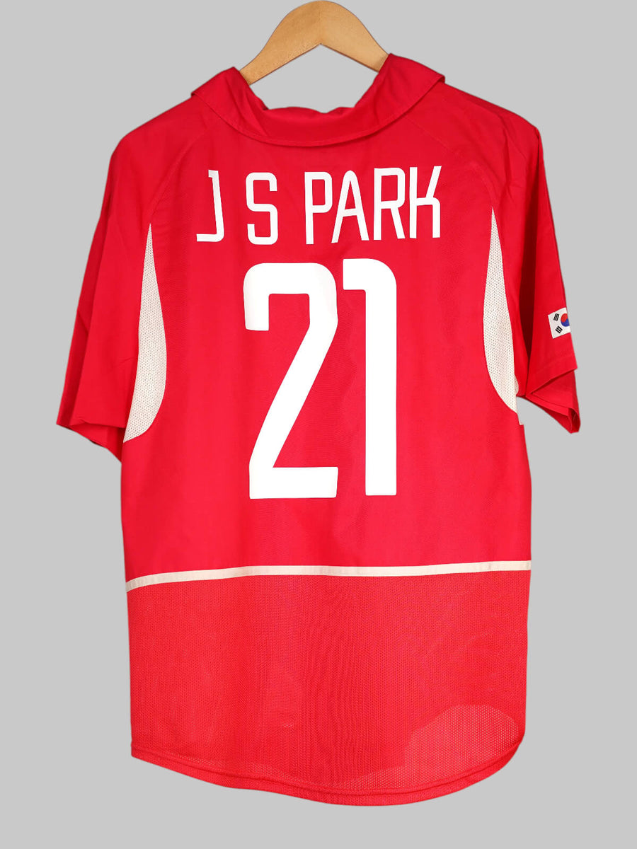 South Korea Home Shirt 2002/3 J S Park 21 (M)
