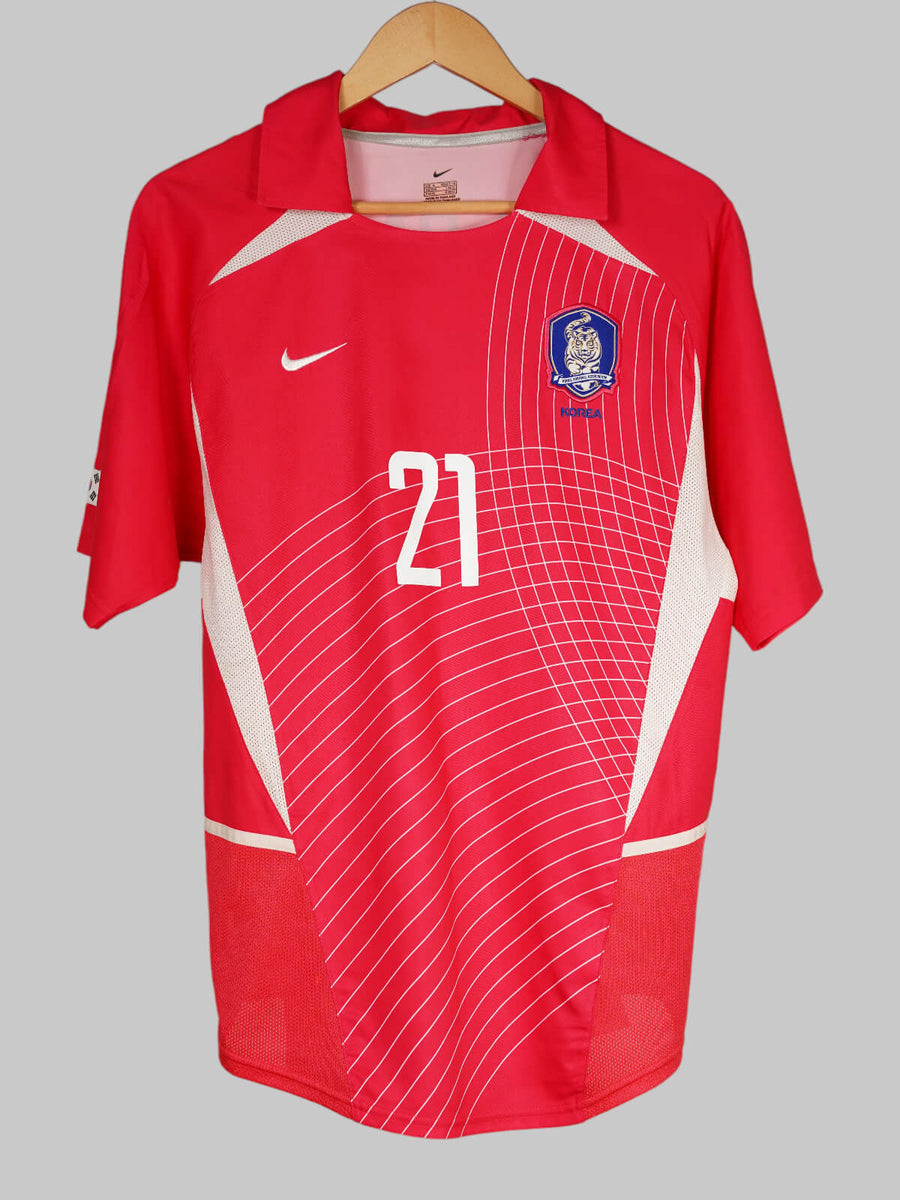 South Korea Home Shirt 2002/3 J S Park 21 (M)