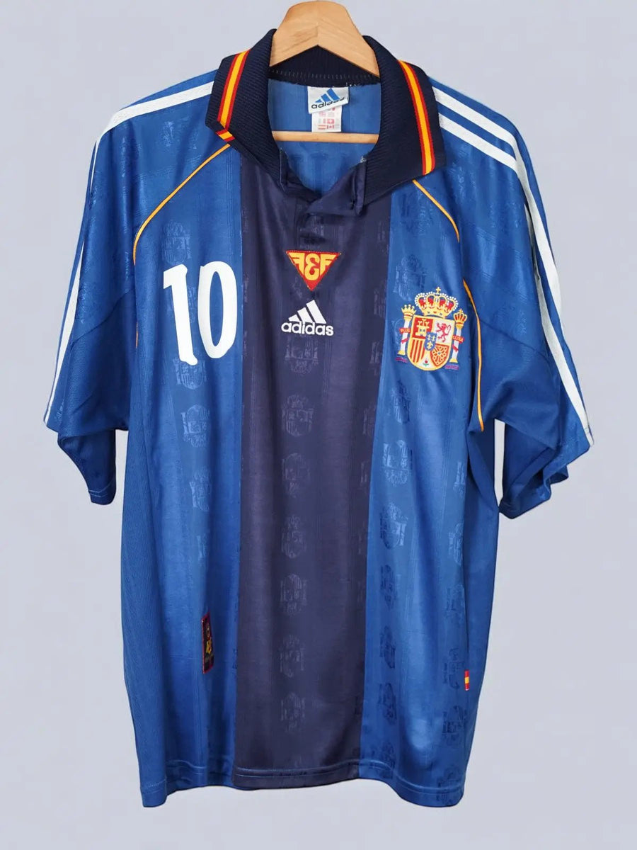 Spain Away Shirt 1999/00 Raul 10 (L)