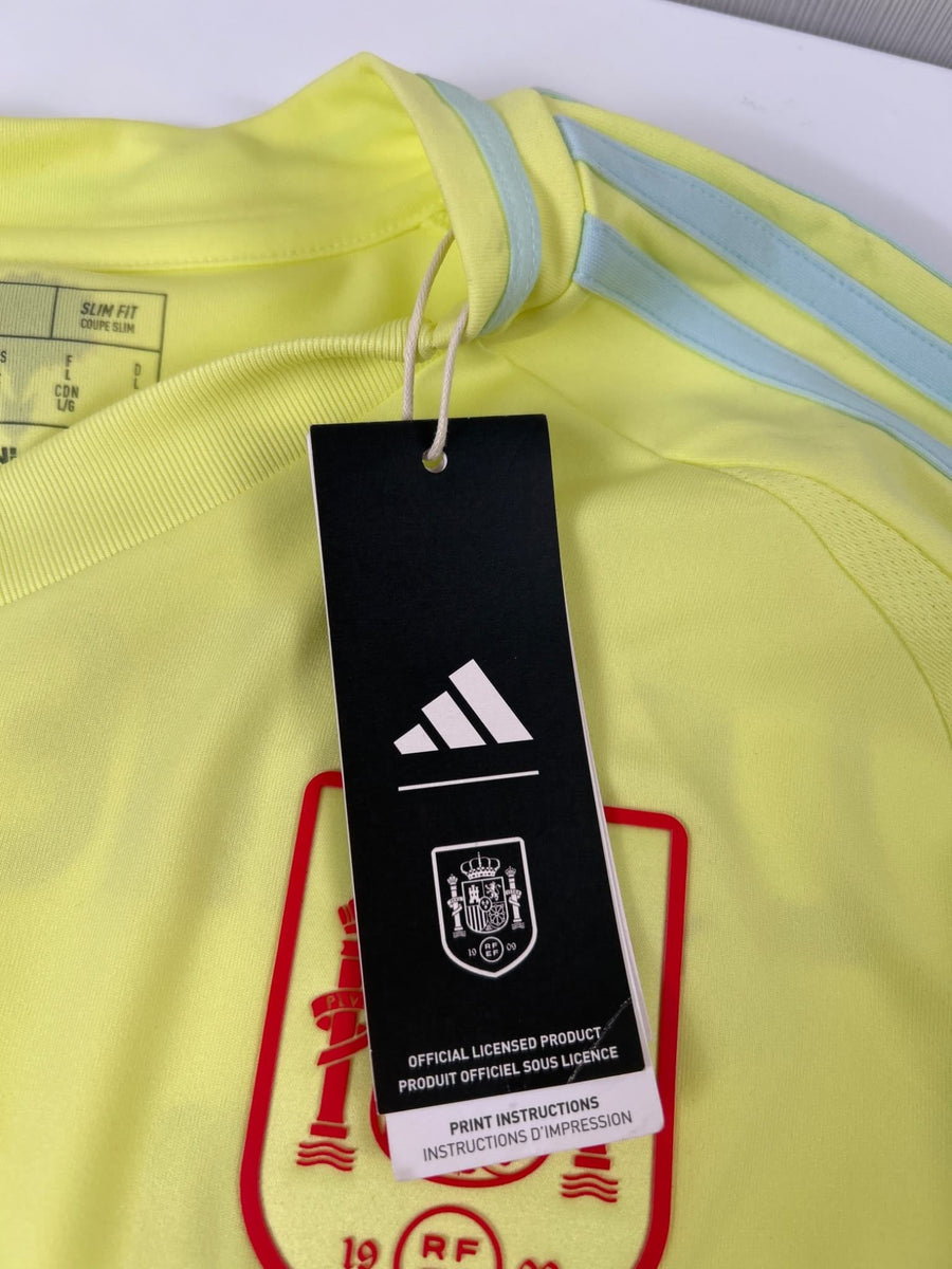 Spain Away Shirt 2024/25 BNWT Lamine Yamal 19 (L)