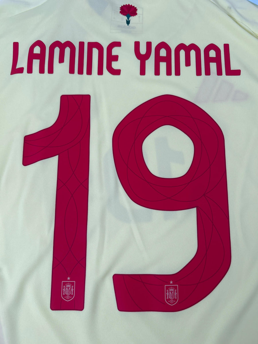 Spain Away Shirt 2024/25 BNWT Lamine Yamal 19 (L)
