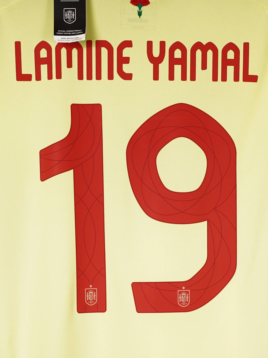 Spain Away Shirt 2024/25 BNWT Lamine Yamal 19 (L)