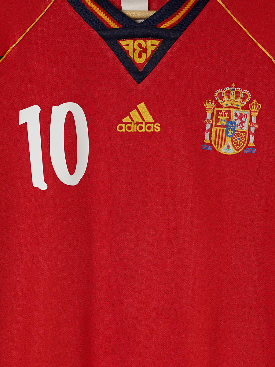 Spain Home Shirt 1998/99 Raul 10 (XL)