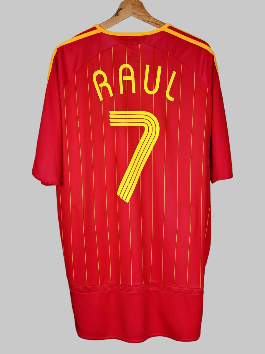 Spain Home Shirt 2006/7 Raul 7 (XL)