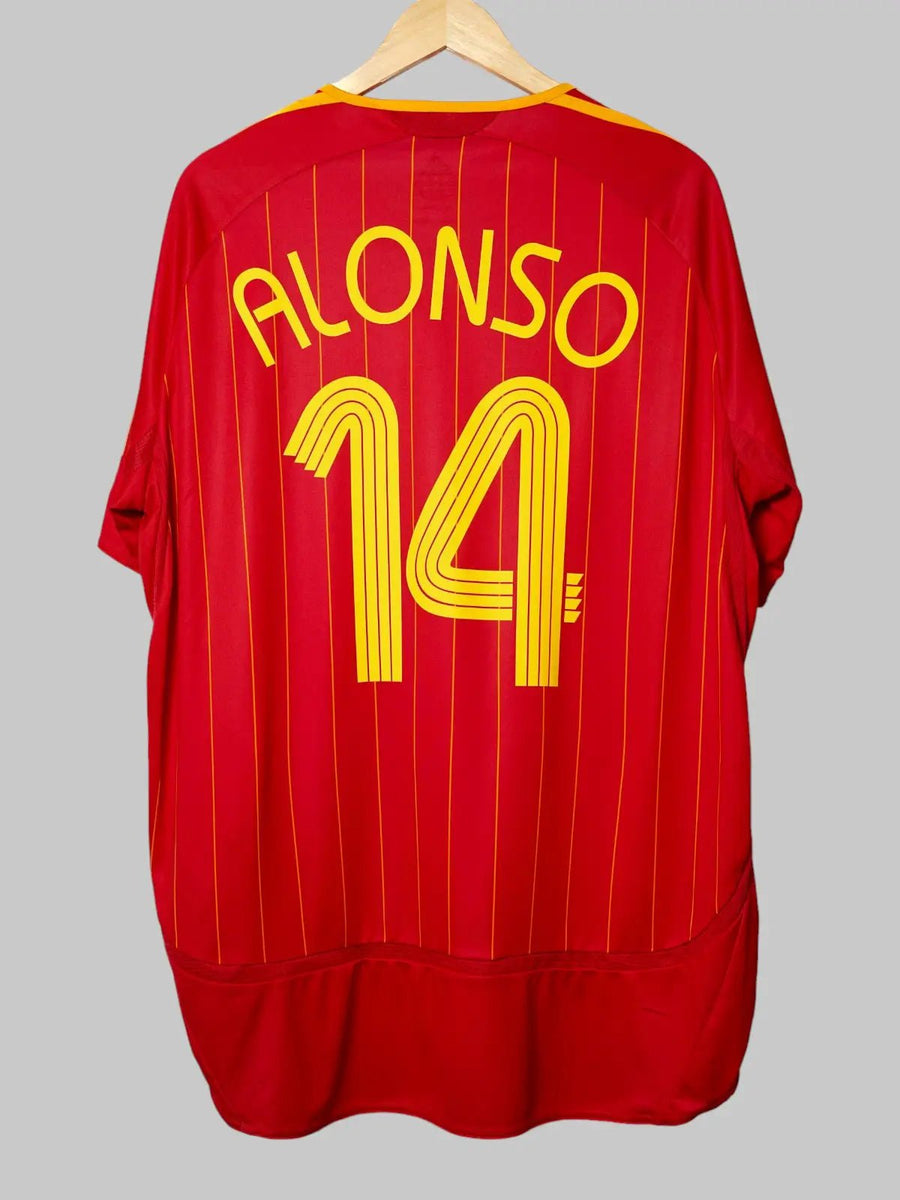 Spain Home Shirt 2006/8 Alonso 14 (XL)
