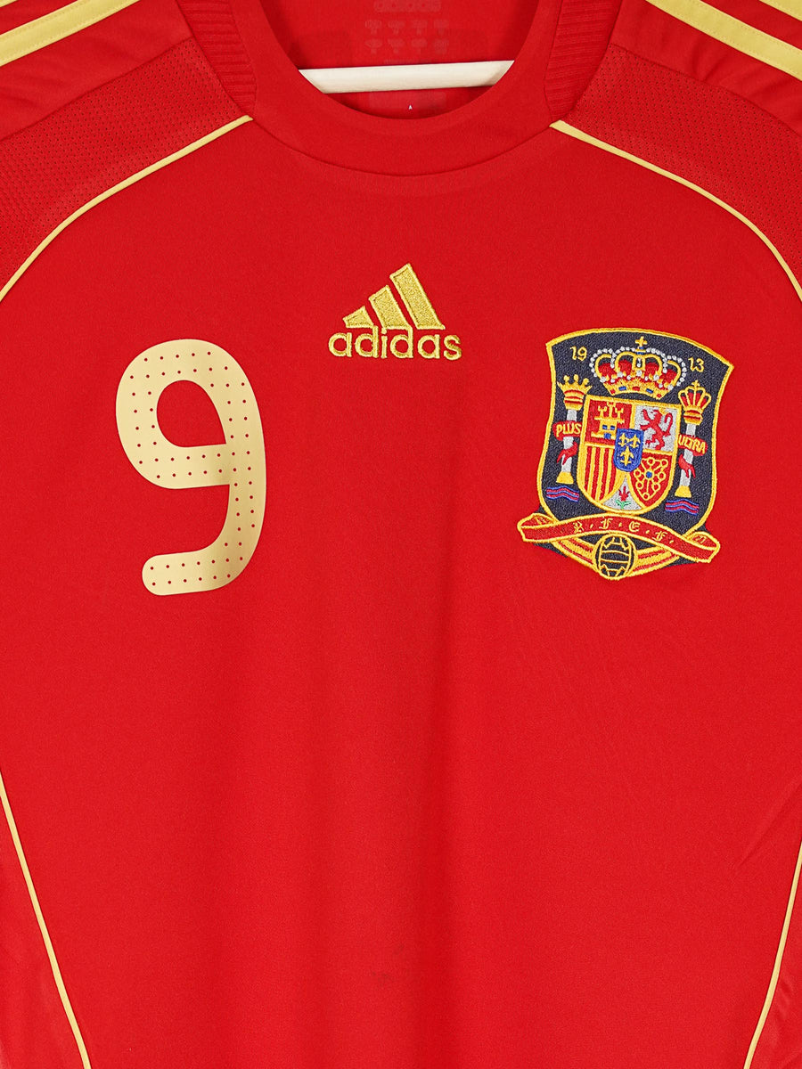 Spain Home Shirt 2008/9 Torres 9 (M)